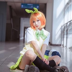 五等分の花嫁　ごとよめ　中野四葉　制服　地雷系　コスプレフルセット 五等分の花嫁 中野四葉 制服 コスプレ 衣装 ごとよめ - メルカリ