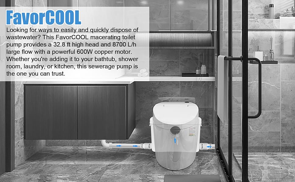 macerating toilet pump