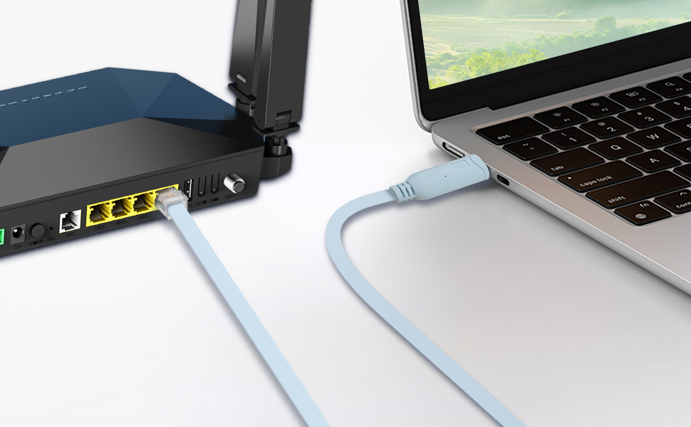 USB RS232 to RJ45 Console Cable