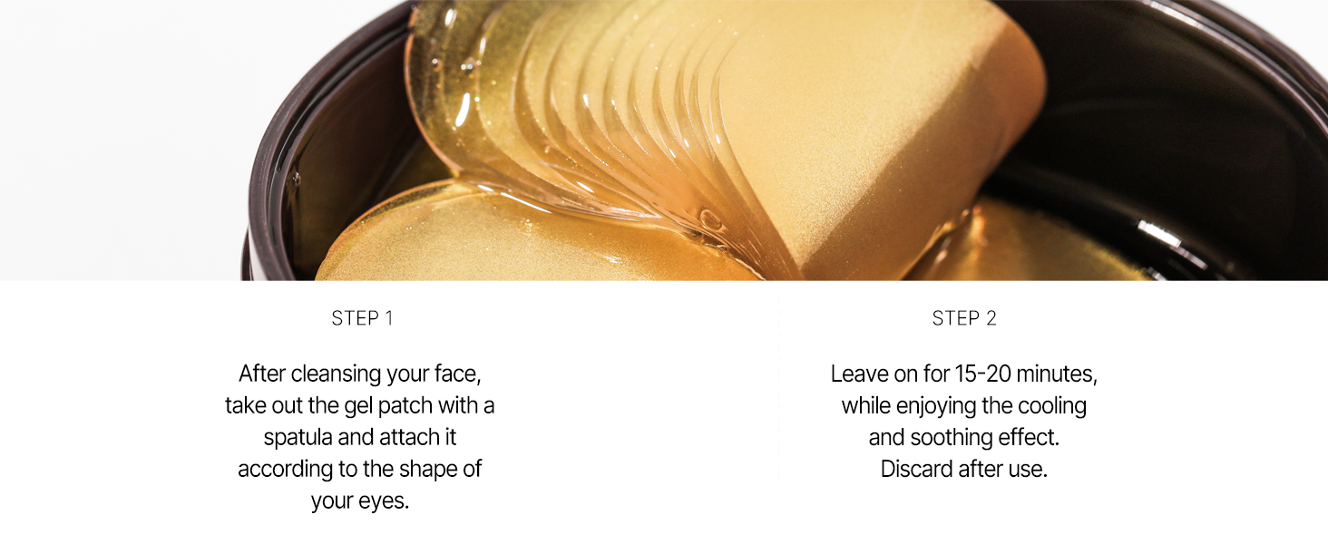 HOW TO USE EYE GEL PATCH