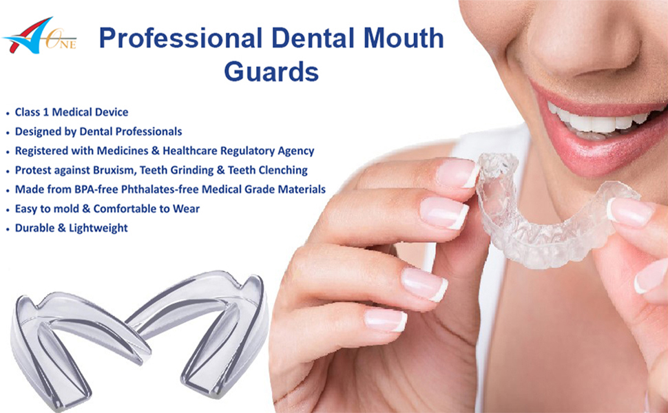 Professional Dental Mouth Guard for Teeth Grinding & Snoring. Get