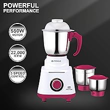 Pringle Vector Plus Mixer Grinder 3 jar