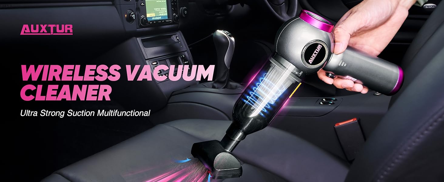 portable vacuum for car handheld vacuum cordless rechargeable