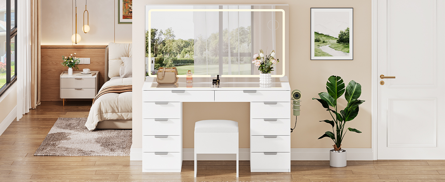 yitahome vanity vanity with lights vanity desk makeup vanity vanity mirror  with lights prime day 