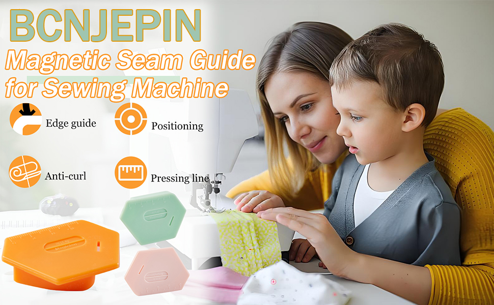 Magnetic Seam Guide for Sewing Machine