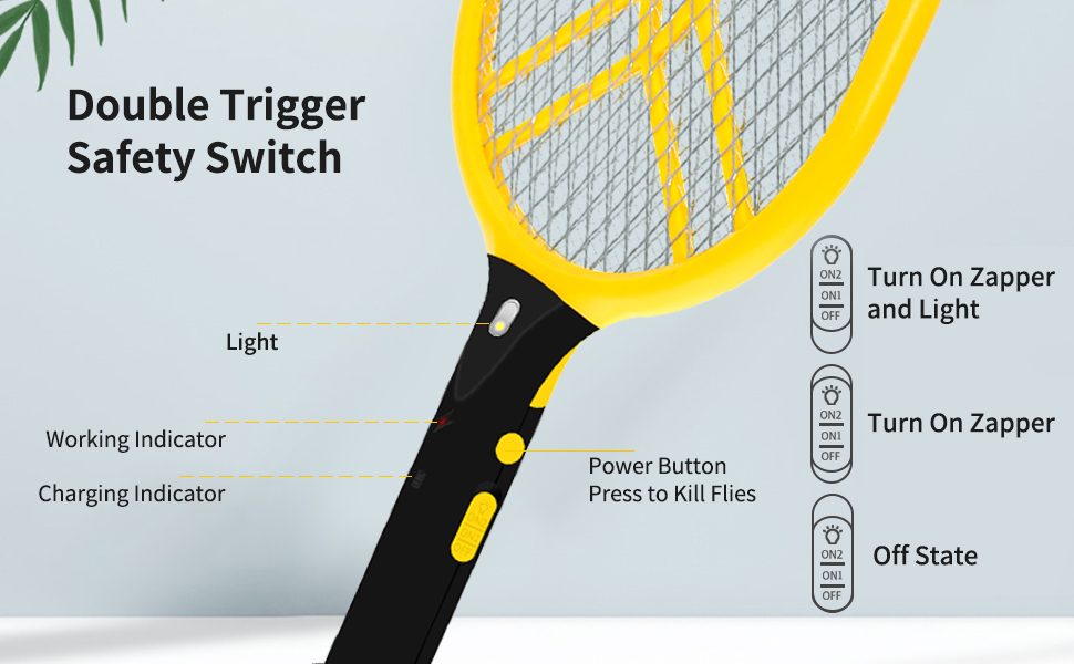 Double Trigger Safety Switch Design, More Safe To Use