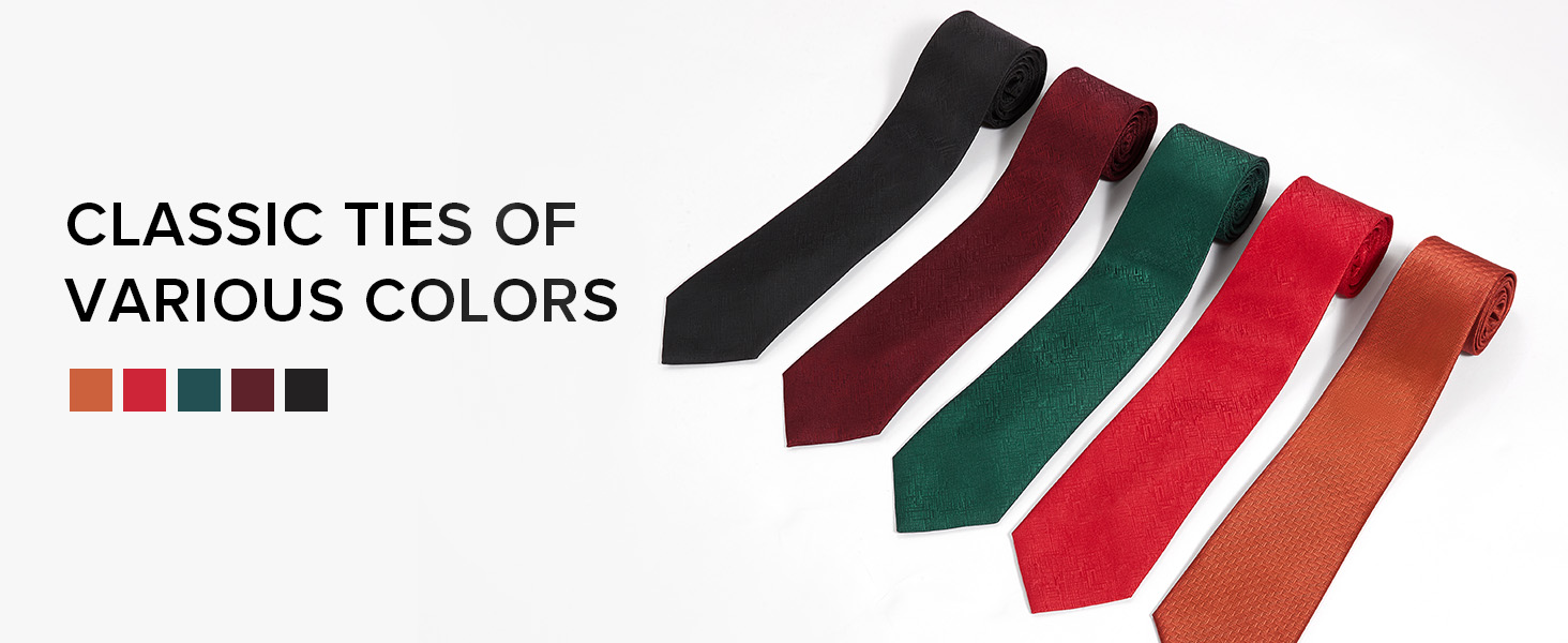 different color tie