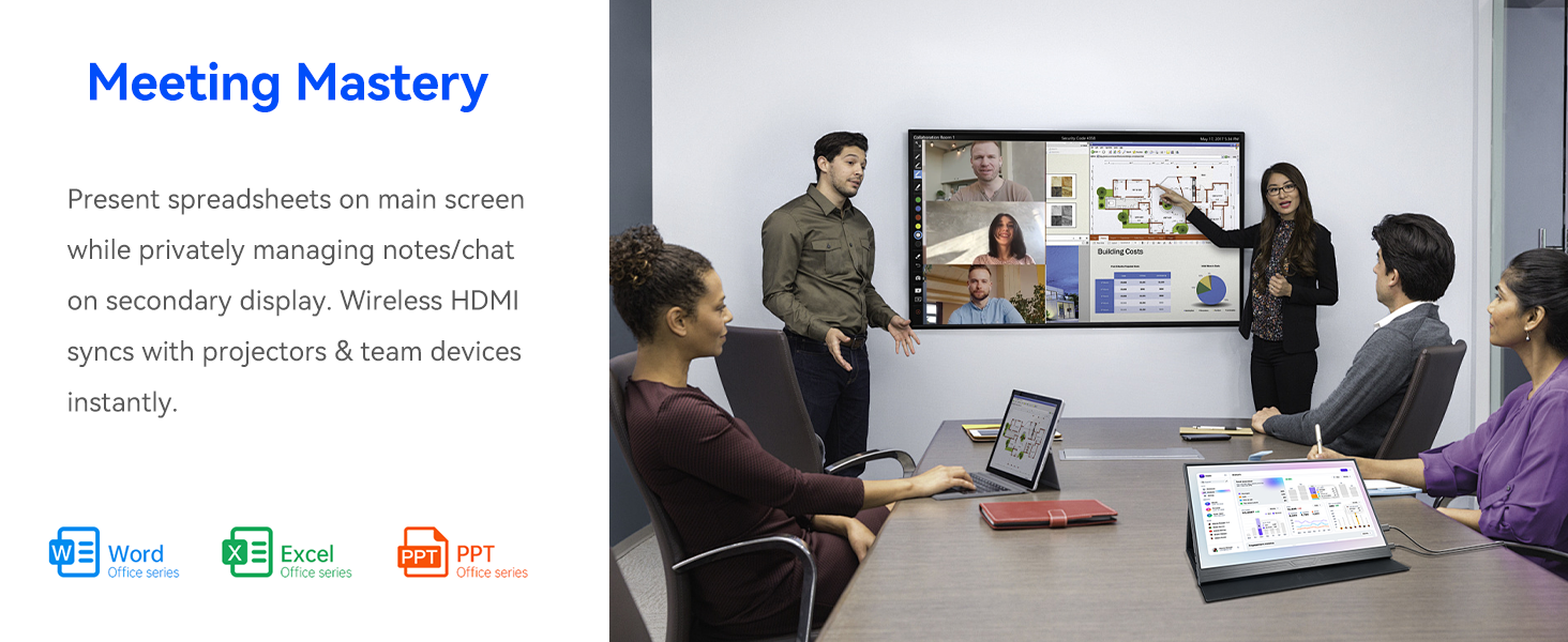 Conference scene display