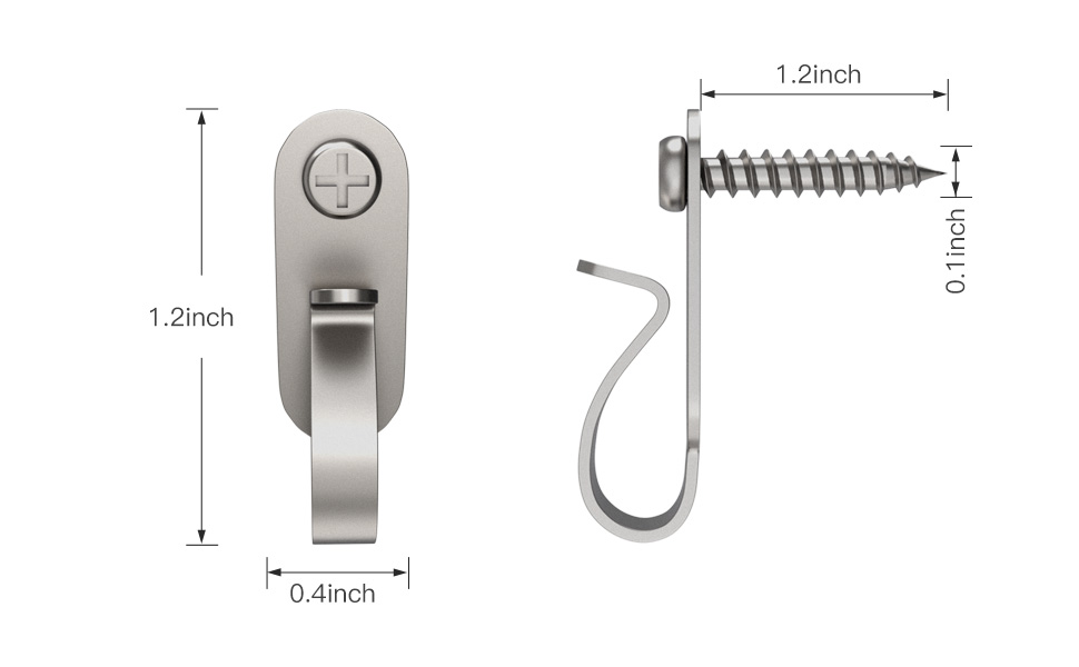 GEZIDEA Light Hanger Hooks,Screw Hooks for Hanging