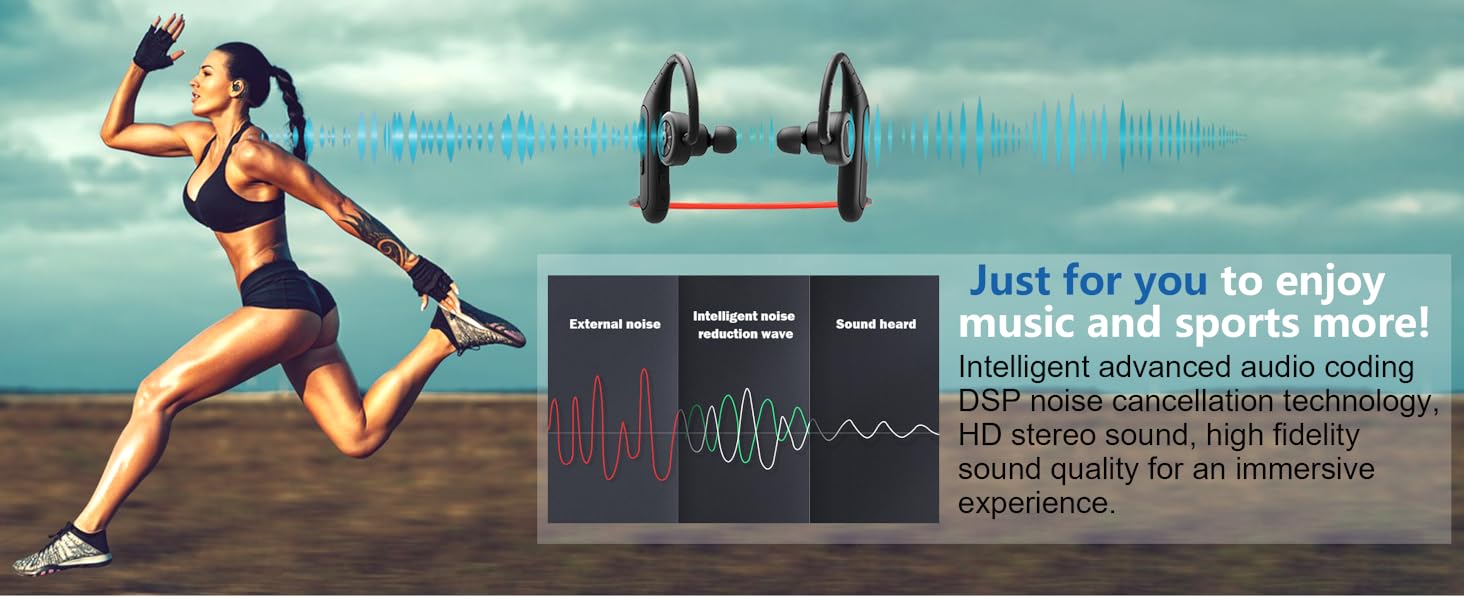IPX8 Waterproof Earbuds for Swimming