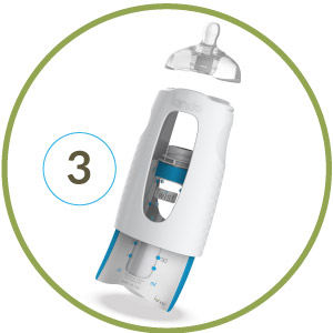Exploded view of Squeeze Bottle