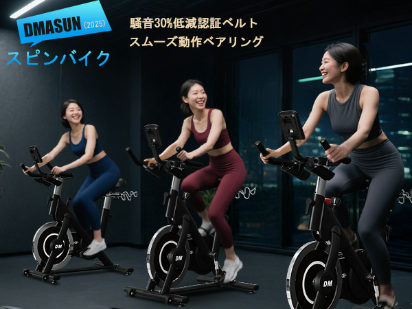 DMASUN エアロバイク Amazon.co.jp: DMASUN エアロバイク 家庭用 静音スピンバイク