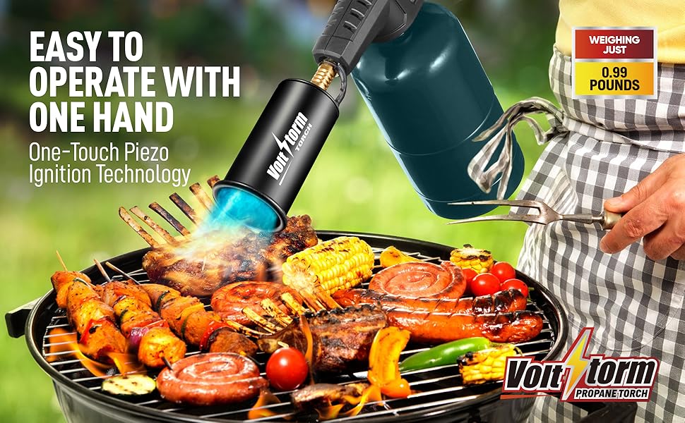 Propane Torch Cooking Powerful 100,000 BTU Kitchen Blow Torch