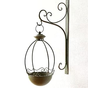 アイアン壁掛バスケット　アイアン壁掛けプランターラック シャビー　ガーデン雑貨 楽天市場】プランター 壁掛け おしゃれ アイアン フラワーラック