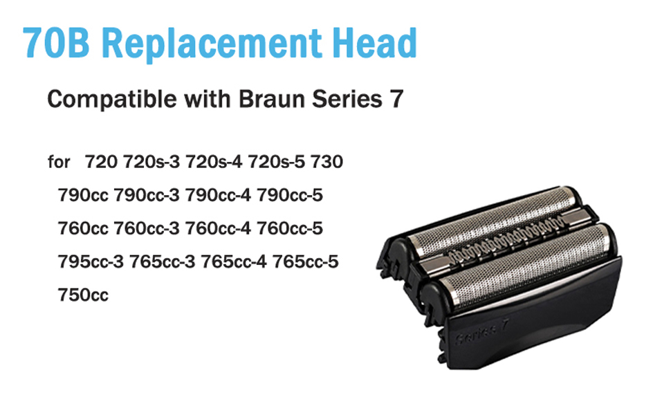 Compatible with braun series 7 replacement blades,Compatible with braun series 7 replacement head
