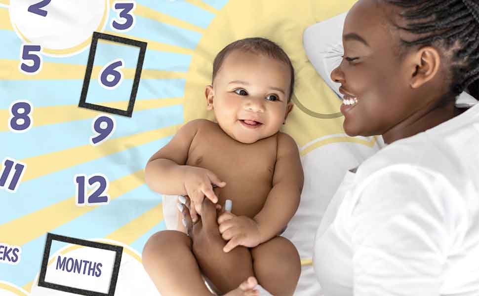 LOGOVISION Dungeons and Dragons Baby Milestone Blanket, 36