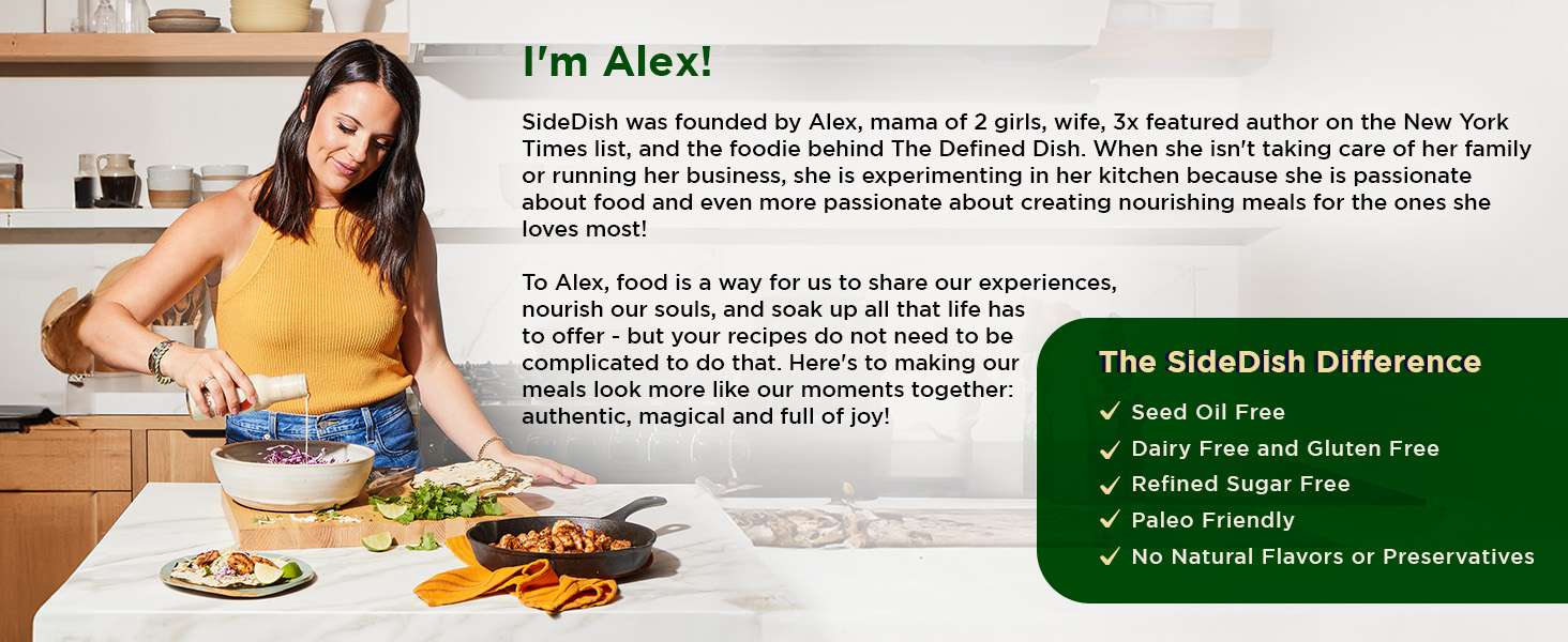 I'm Alex! sidedish