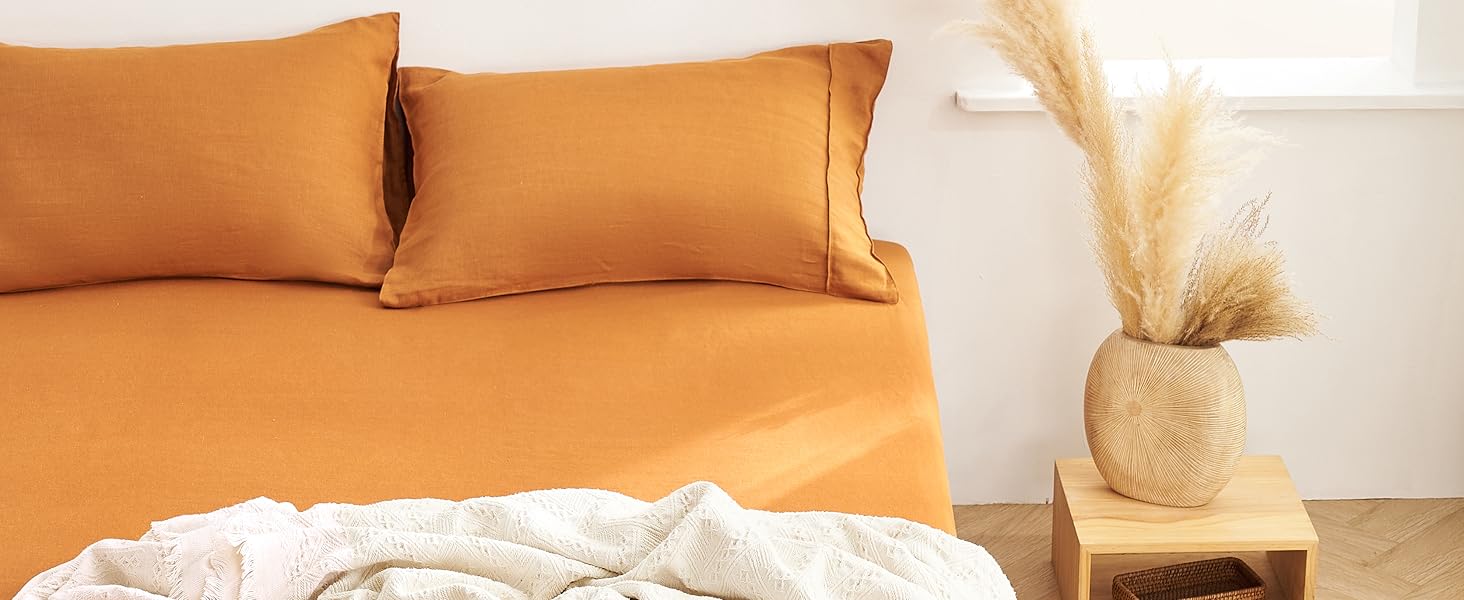 Linen Sheet Queen Size Linen Fitted Sheet 100 French Flax