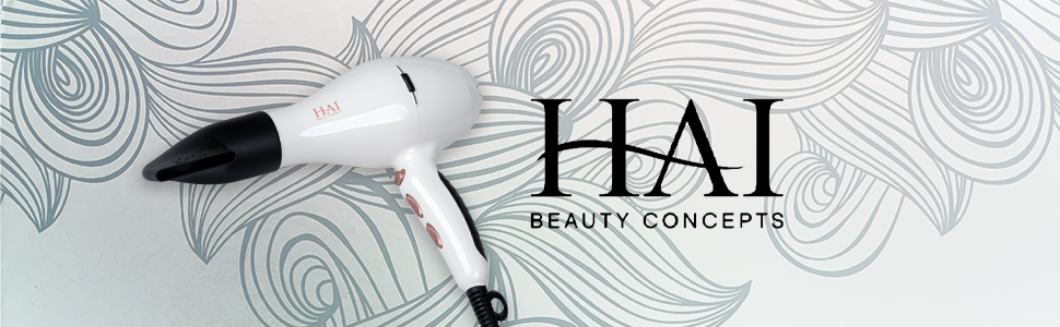 hai beauty concept group air lux professional blow dryer with styleflow nozzle attachment