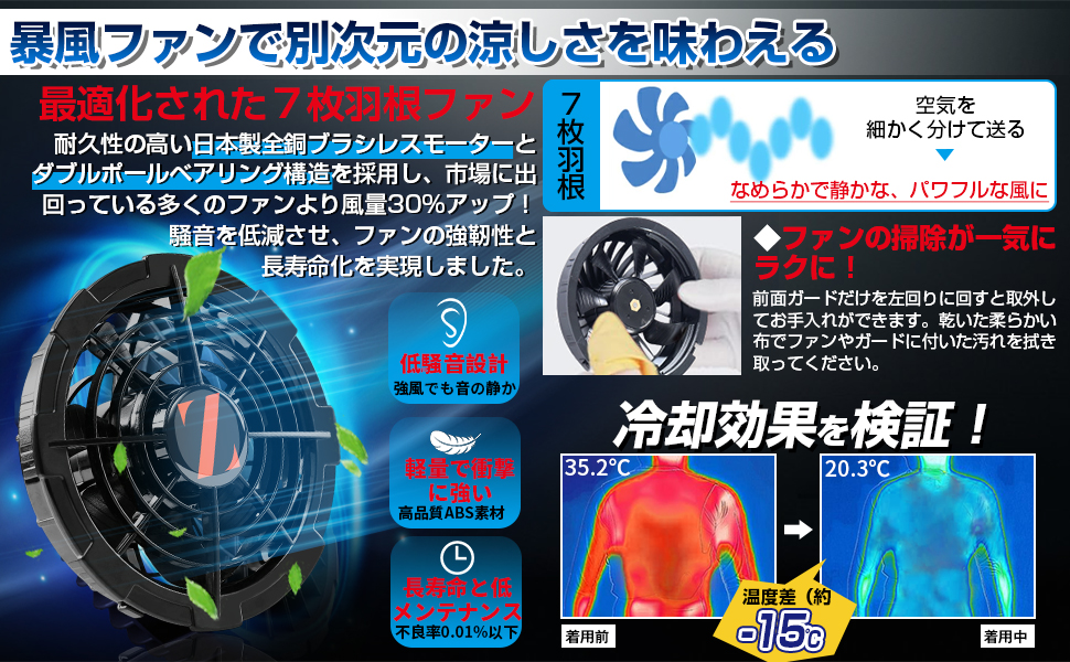 空調作業服 半袖 2025夏の超爆風 43V業界最強電圧 Xinpeke] 空調作業服 半袖 【2025夏の超爆風 43V業界最強電圧