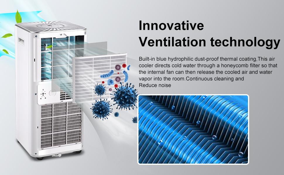 Pasapair 8000 BTU 3in1 Portable Air Conditioner/Air