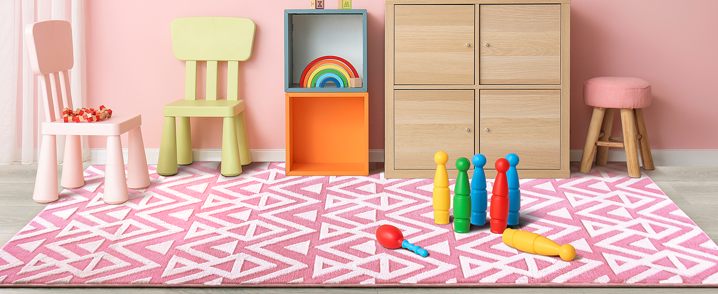 pink rugs for bedroom girls