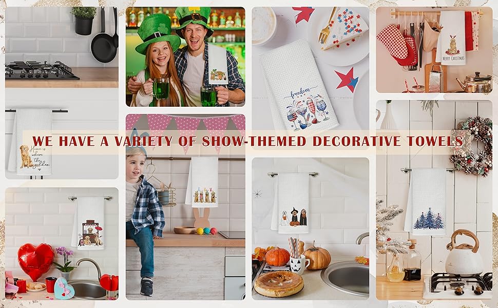 decorative towels for bathroom kitchen