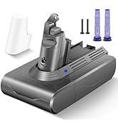 6500mAh Akku für Dyson V6, Morpilot Ersatzakku für DC62 SV03 DC58 DC59 DC61 DC72 DC74 SV06 SV09 m...