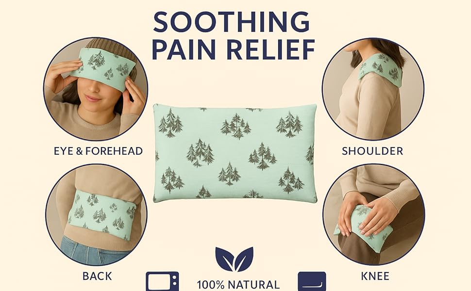 moist heat pack for cramps injury pain relief