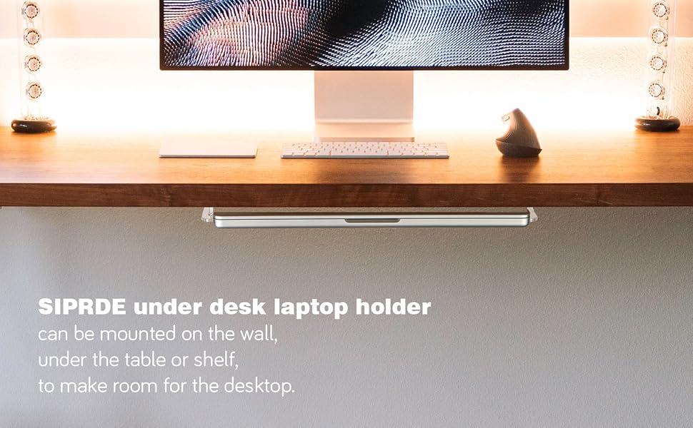 SIPRDE Wall Mount Laptop Holder Also Available as an