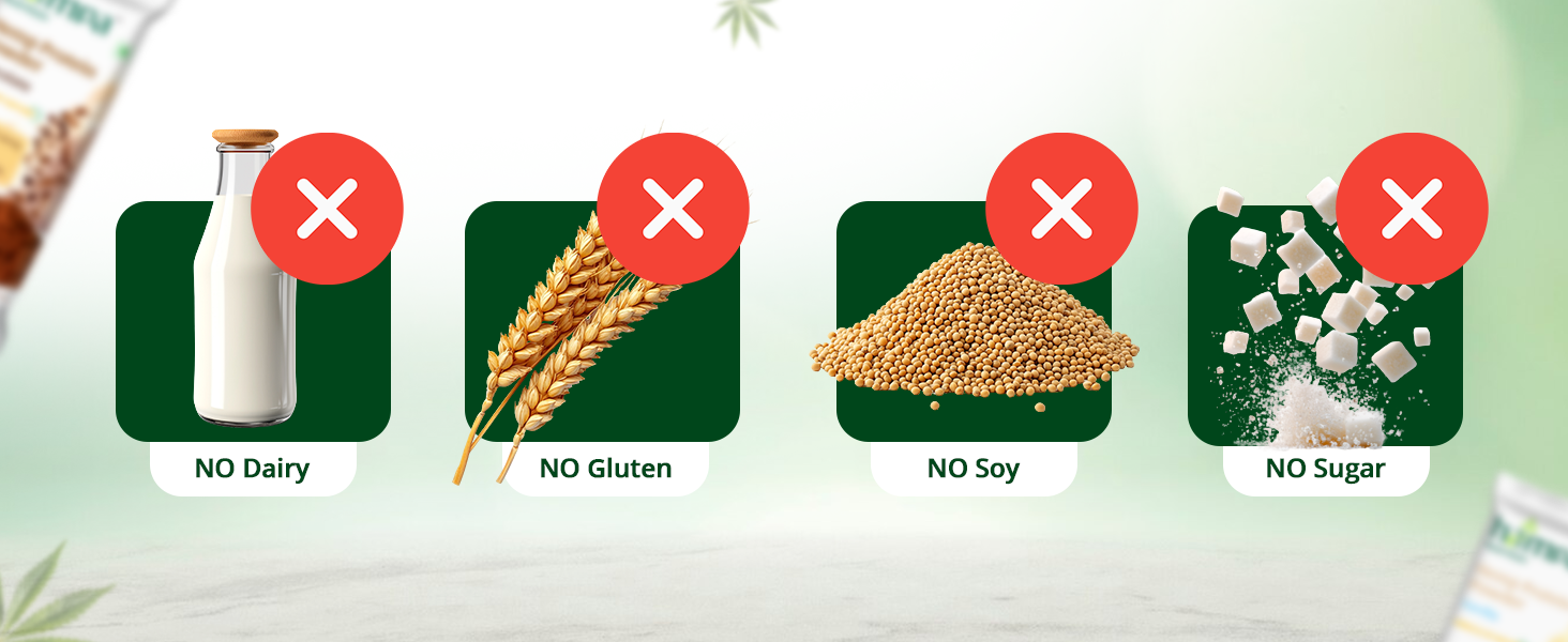 Hampa Ganja Protein Bar 50 G | Mixed berries taste | 10G plant protein | No whey, vegetarian friendly. No pair of sugar, sweet with dates. Snack anytime with adesteine protein. Pack of 3 No sugar