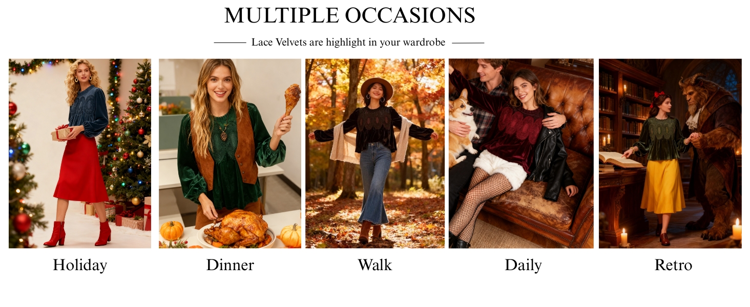 Velvet tops Occasions