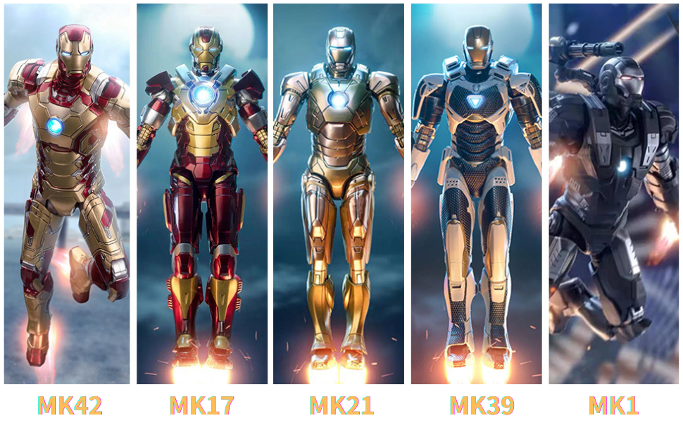 Amazon.com: Huanxd 7 Inch Ironman War Machine Mark 1 Action