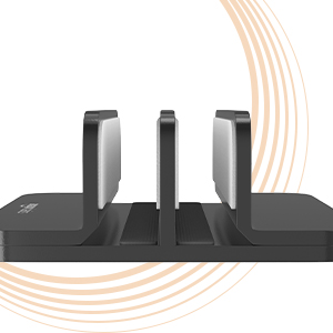 amazon basics Vertical Laptop Stand | Space-Saving Design | Scratch-Resistant | Fits All Laptops Up to 17.3 inches (43.94 cm) 33