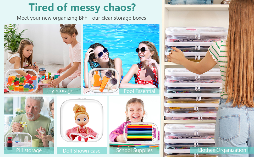 case for Toy storage Pool essential pill storage doll shown office supplies clothes organization