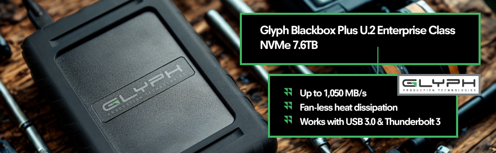 Amazon.com: Glyph Blackbox Plus U.2 Enterprise NVMe SSD 7.6 TB