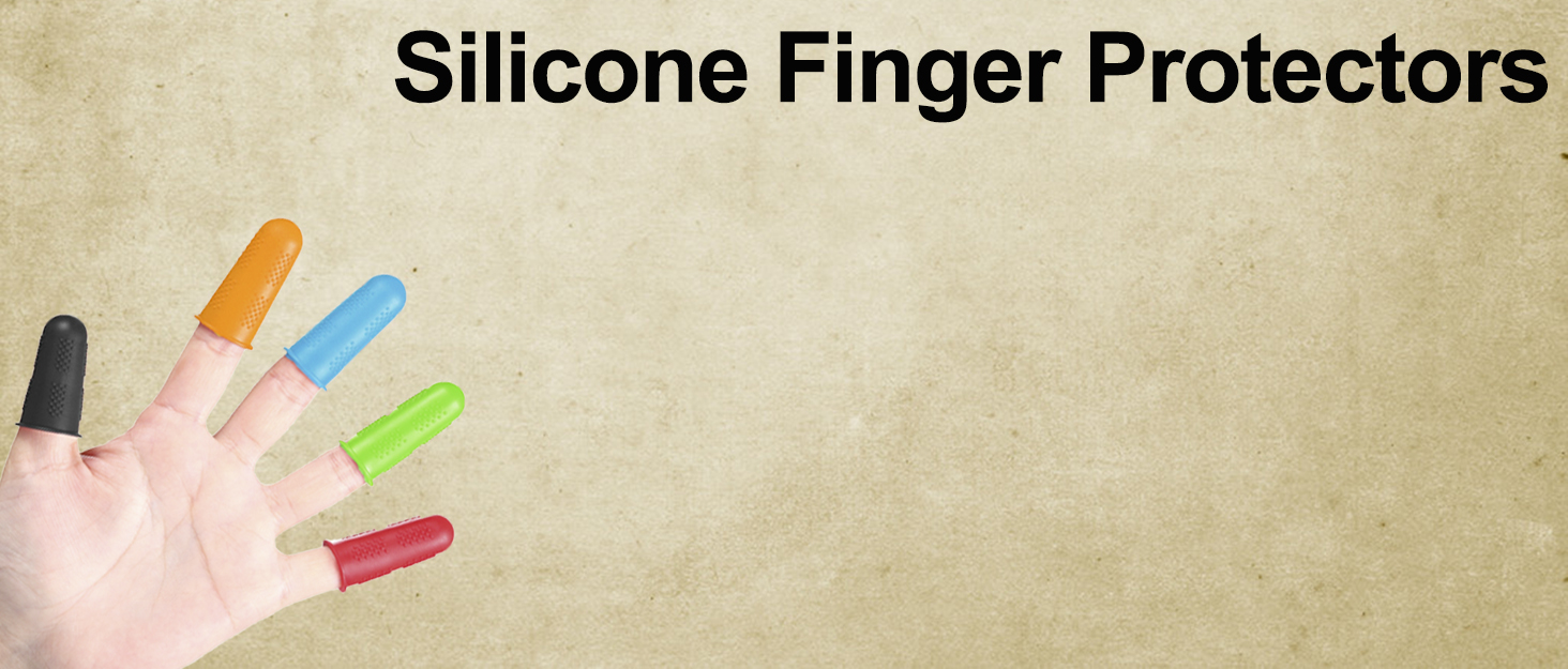 Finger Protectors,12 Pieces, Silicone Finger Protectors, 3