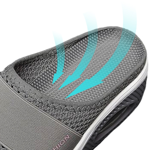 2023 New Air Cushion Arch Support Slip-On Mesh Walking Diabetic Casual Loafers Schuhe 