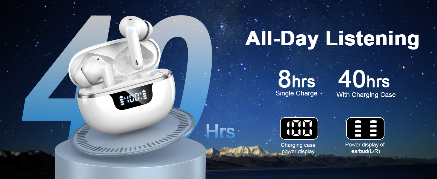 Earphones Wireless Bluetooth