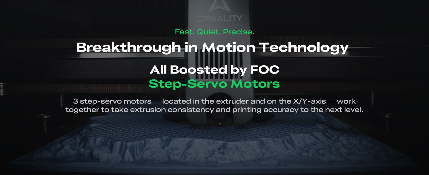 Dark background image with illuminated text about motion technology, appears to be part of a product presentation or marketing material.