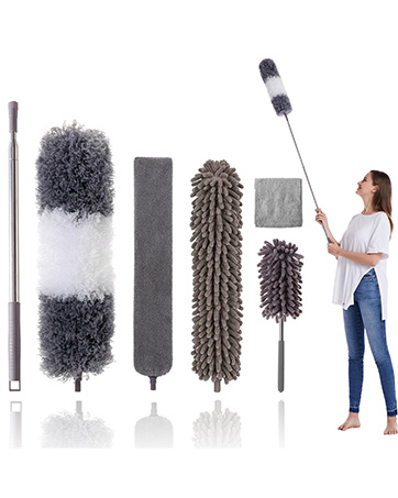 microfiber duster kit 6 pcs