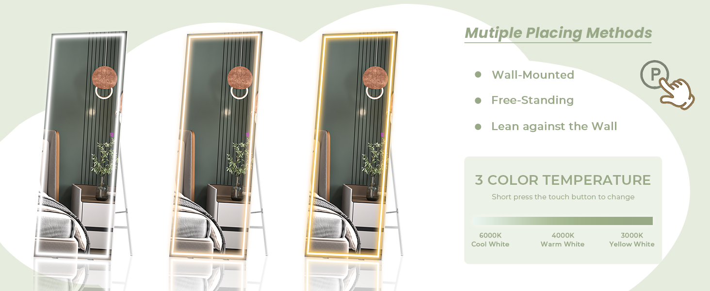 LED Full Length Dressing Mirror