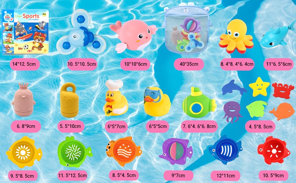 bath toy set