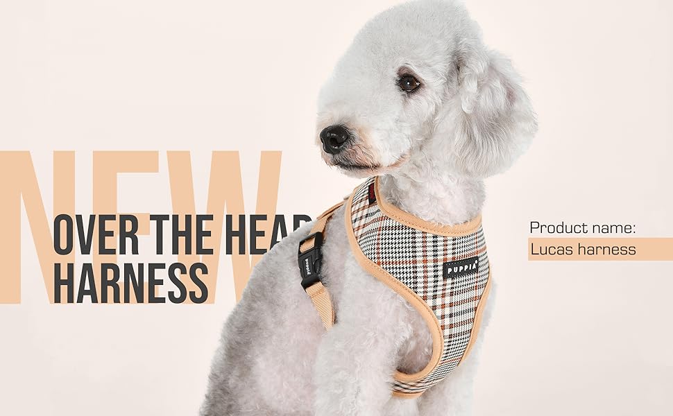 Puppia Bacopas Dog Harness A (OverTheHead) Fashionable Flower Pattern Spring