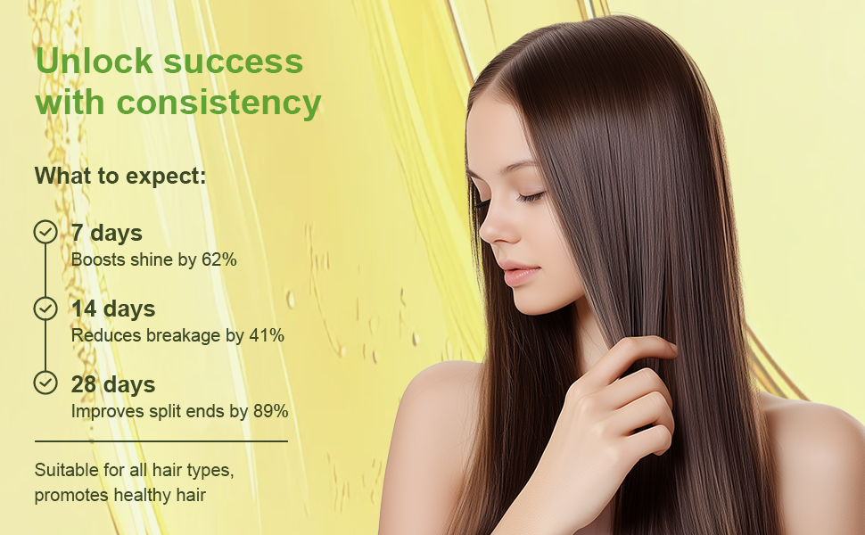 hair oil for repairing damaged hair, split ends treatment, hair restoration serum