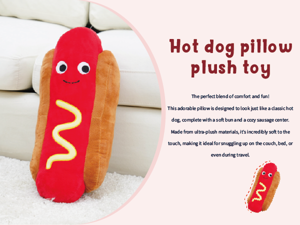 Amazon.com: Zctghvy Hot Dog Plush Toy Pillow Hotdog Stuffed Pillow Amazon.com: Zctghvy Hot Dog Plush Toy Pillow Hotdog Stuffed Pillow