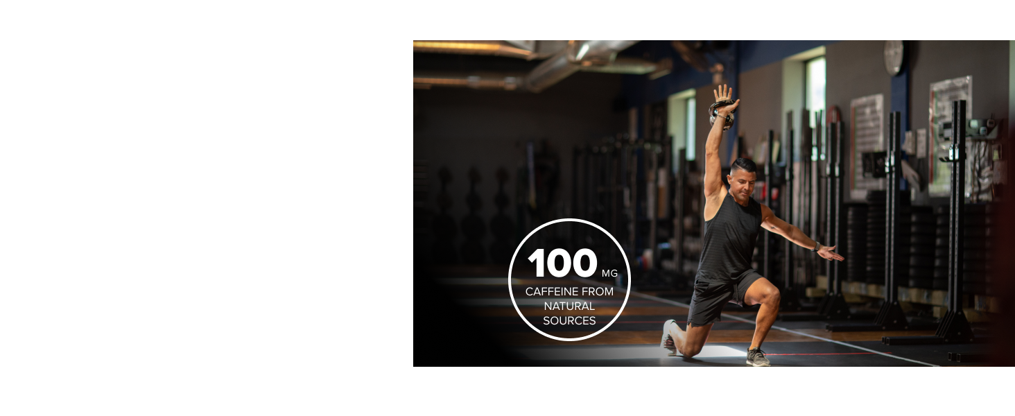 100mg of caffeine from natural sources