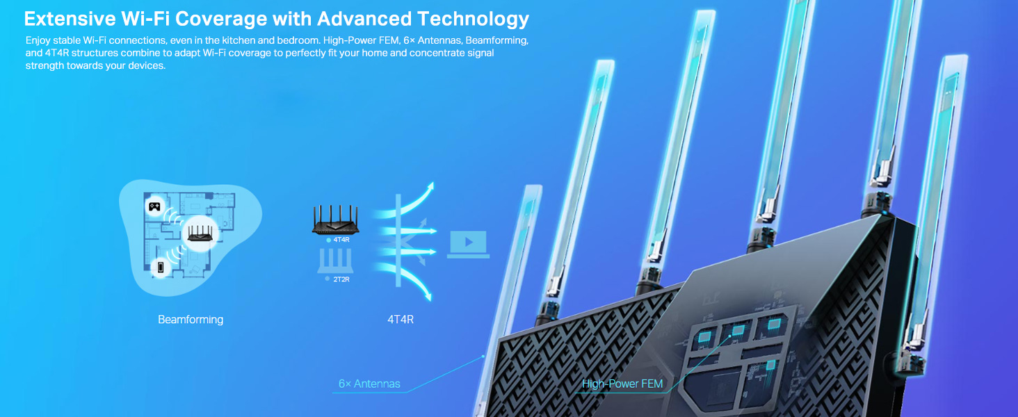 Archer AX73 AX5400 Dual-Band Gigabit Wi-Fi 6 Router