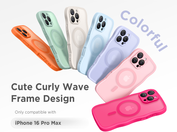 Magnetic for iPhone 16 Pro Max Case with MagSafe Military Grade Drop Protection Full Camera Protect