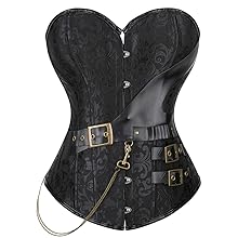 Hengzhifeng Steampunk Jacquard Women Pirate Corset Bustier